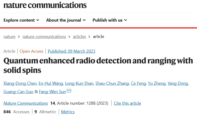 中国科大郭光灿、孙方稳团队实现量子增强的微波测距(图1)